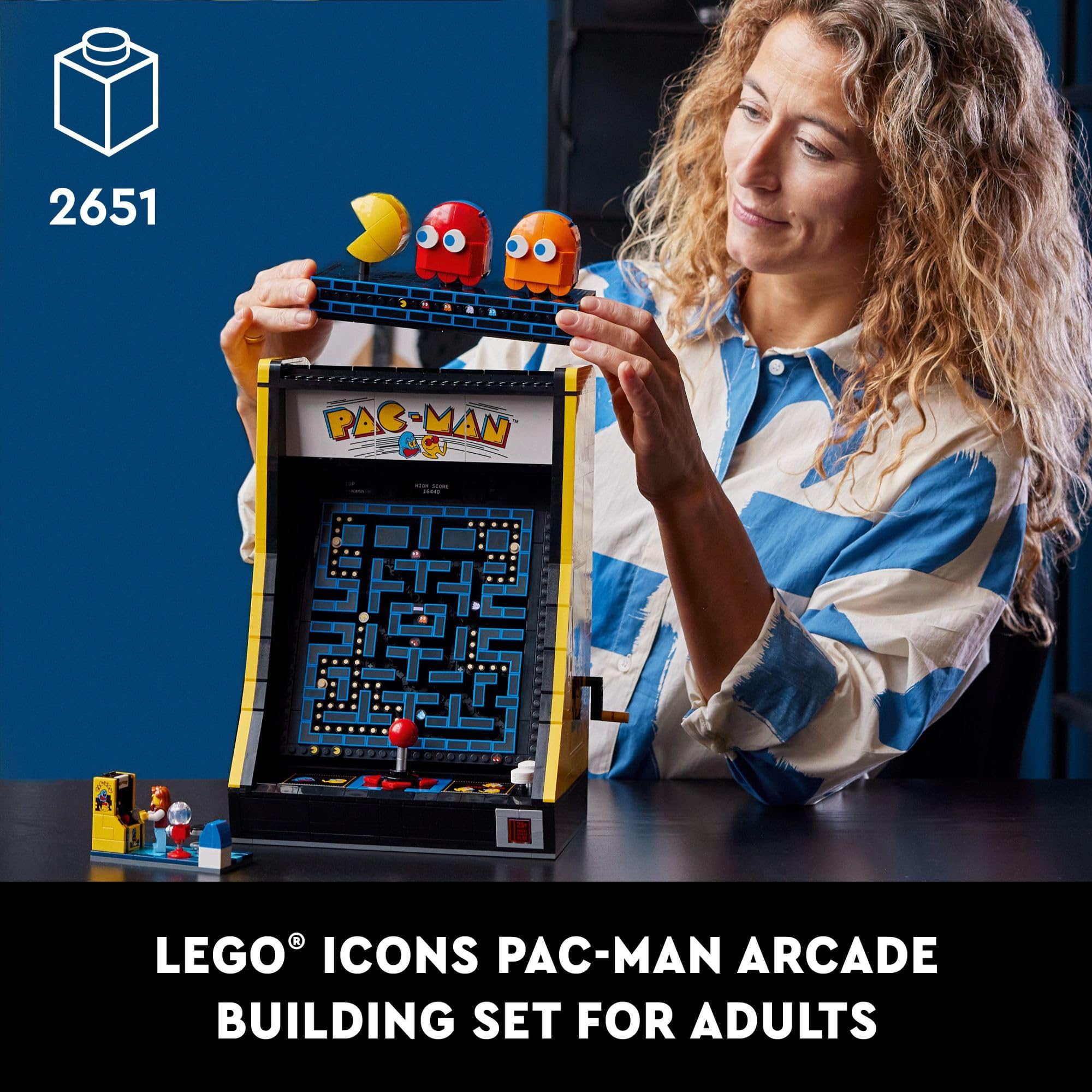 Foto 3 pulgar | Kit De Construcción Lego Icons Pac-man Arcade Con Pac-man, Blinky Y Clyde - Venta Internacional.