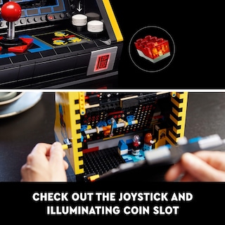 Foto 4 | Kit De Construcción Lego Icons Pac-man Arcade Con Pac-man, Blinky Y Clyde - Venta Internacional.