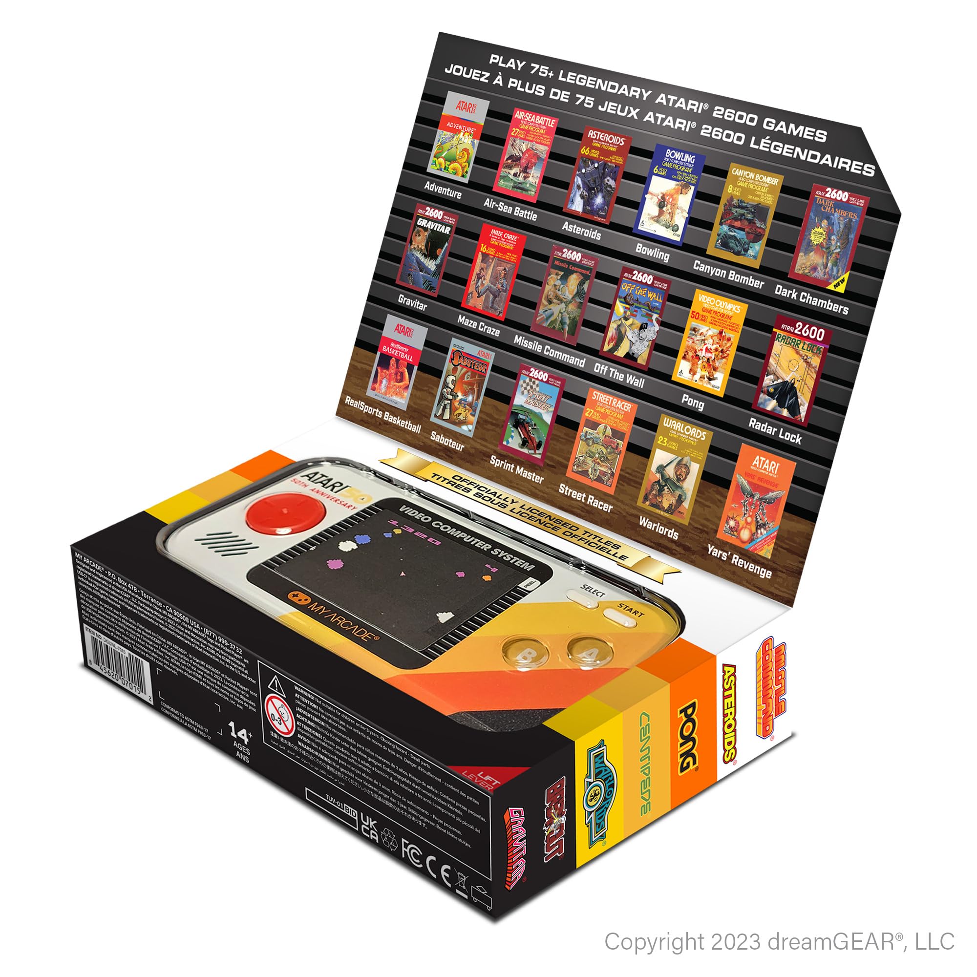 Foto 5 pulgar | Sistema Portátil De Videojuegos My Arcade Atari Pocket Player Pro - Venta Internacional.