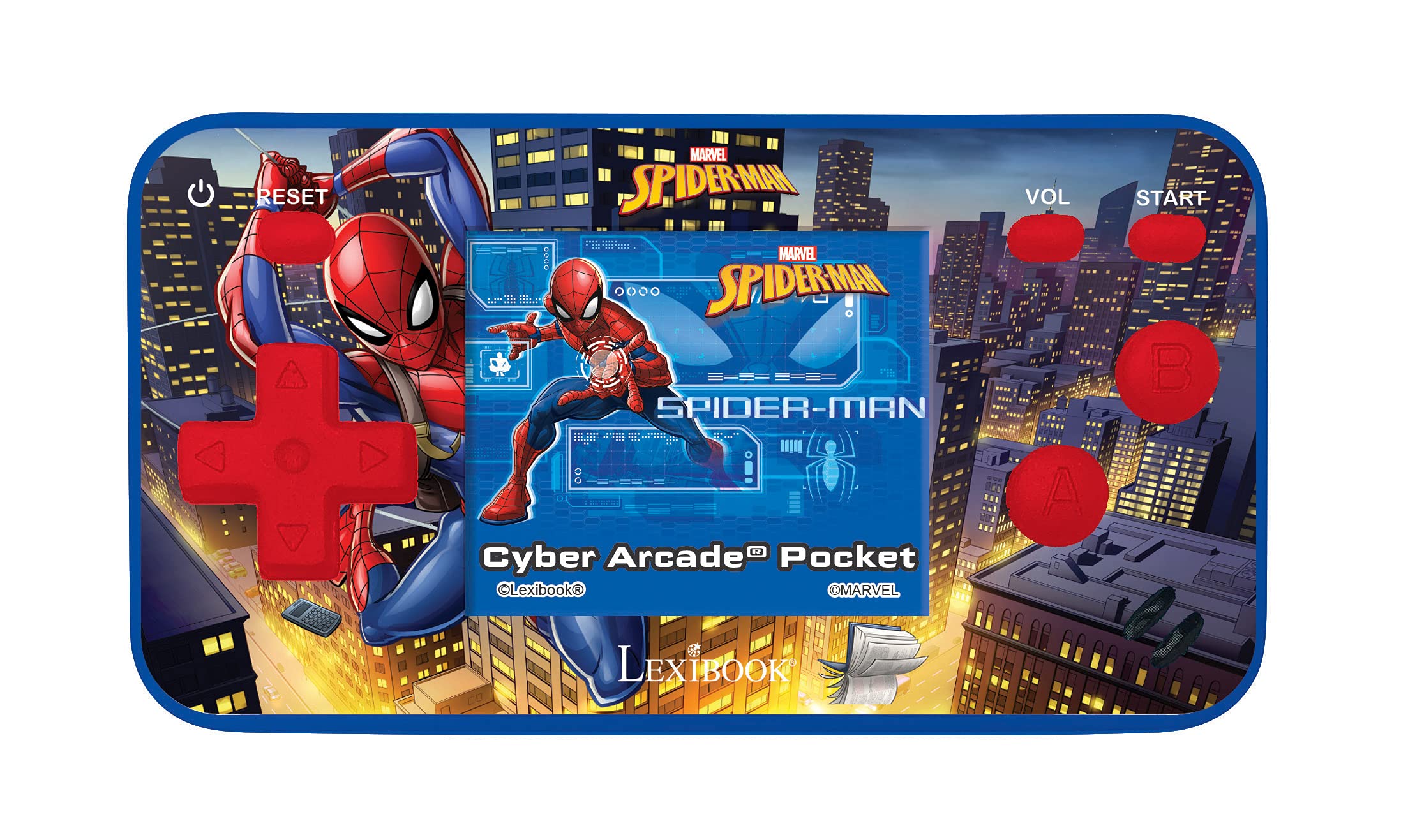 Foto 2 pulgar | Consola De Juegos De Bolsillo Lexibook Spider-man Cyber Arcade Lcd 150 Games - Venta Internacional.