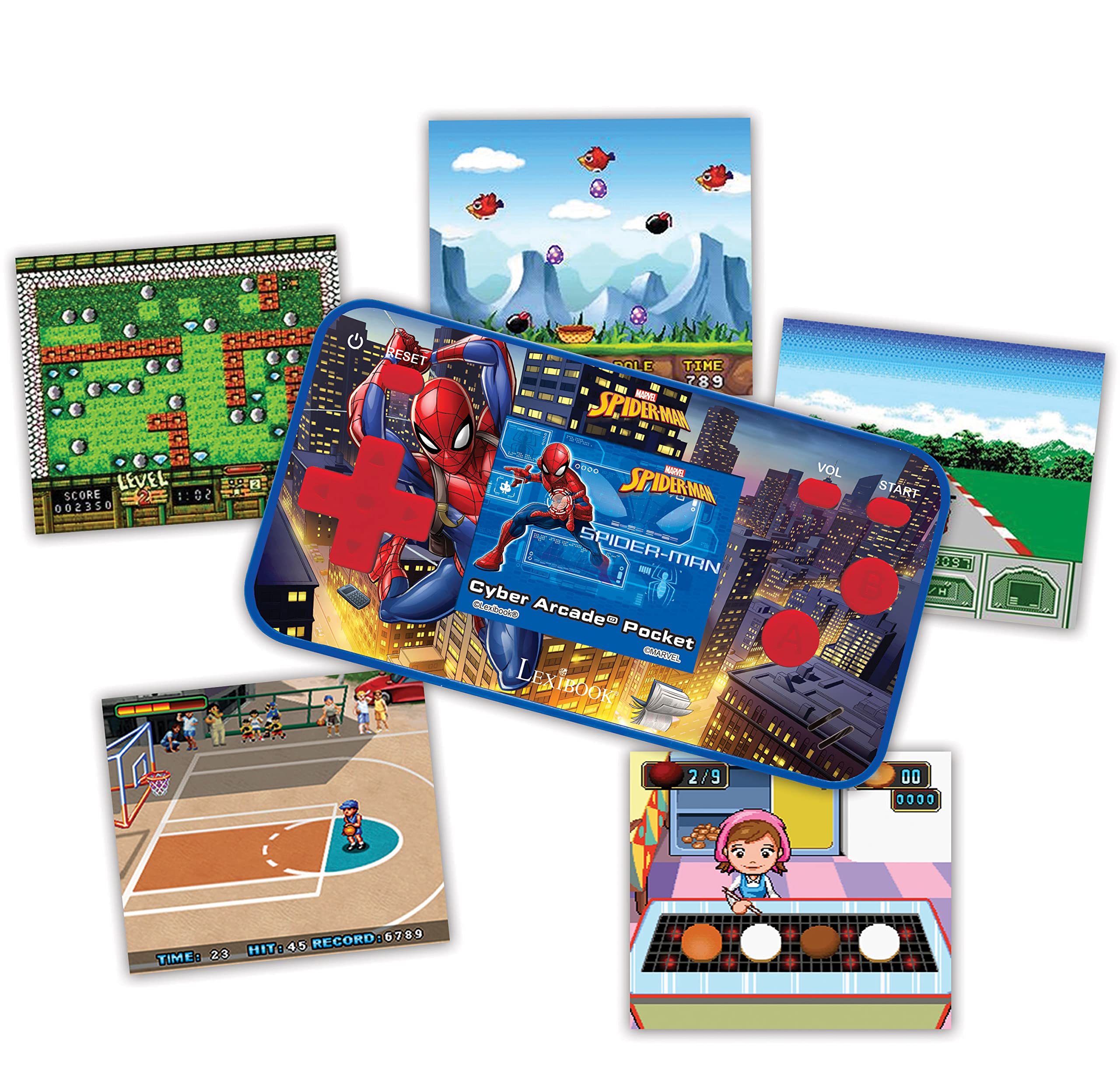 Foto 4 pulgar | Consola De Juegos De Bolsillo Lexibook Spider-man Cyber Arcade Lcd 150 Games - Venta Internacional.