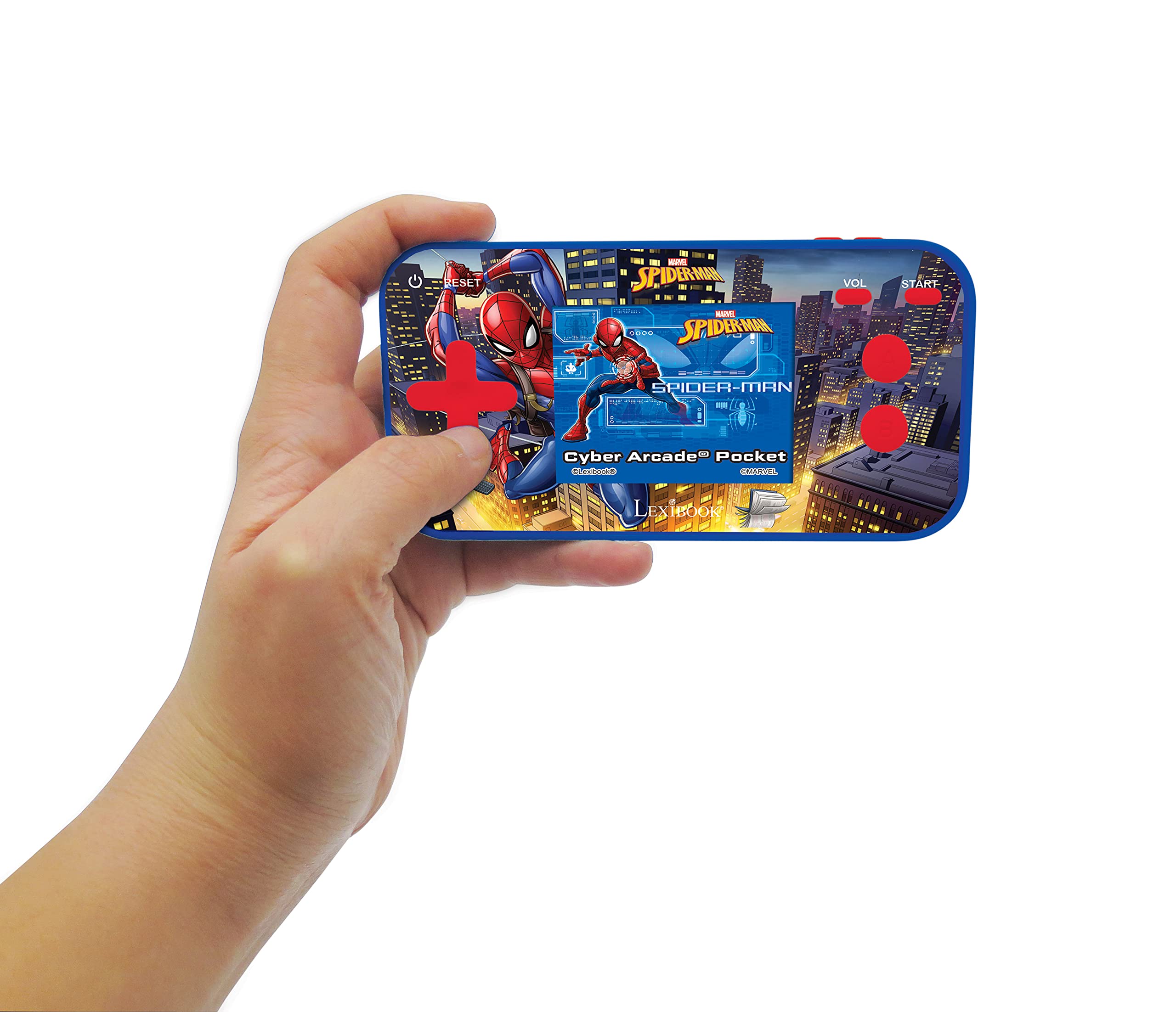 Foto 7 pulgar | Consola De Juegos De Bolsillo Lexibook Spider-man Cyber Arcade Lcd 150 Games - Venta Internacional.