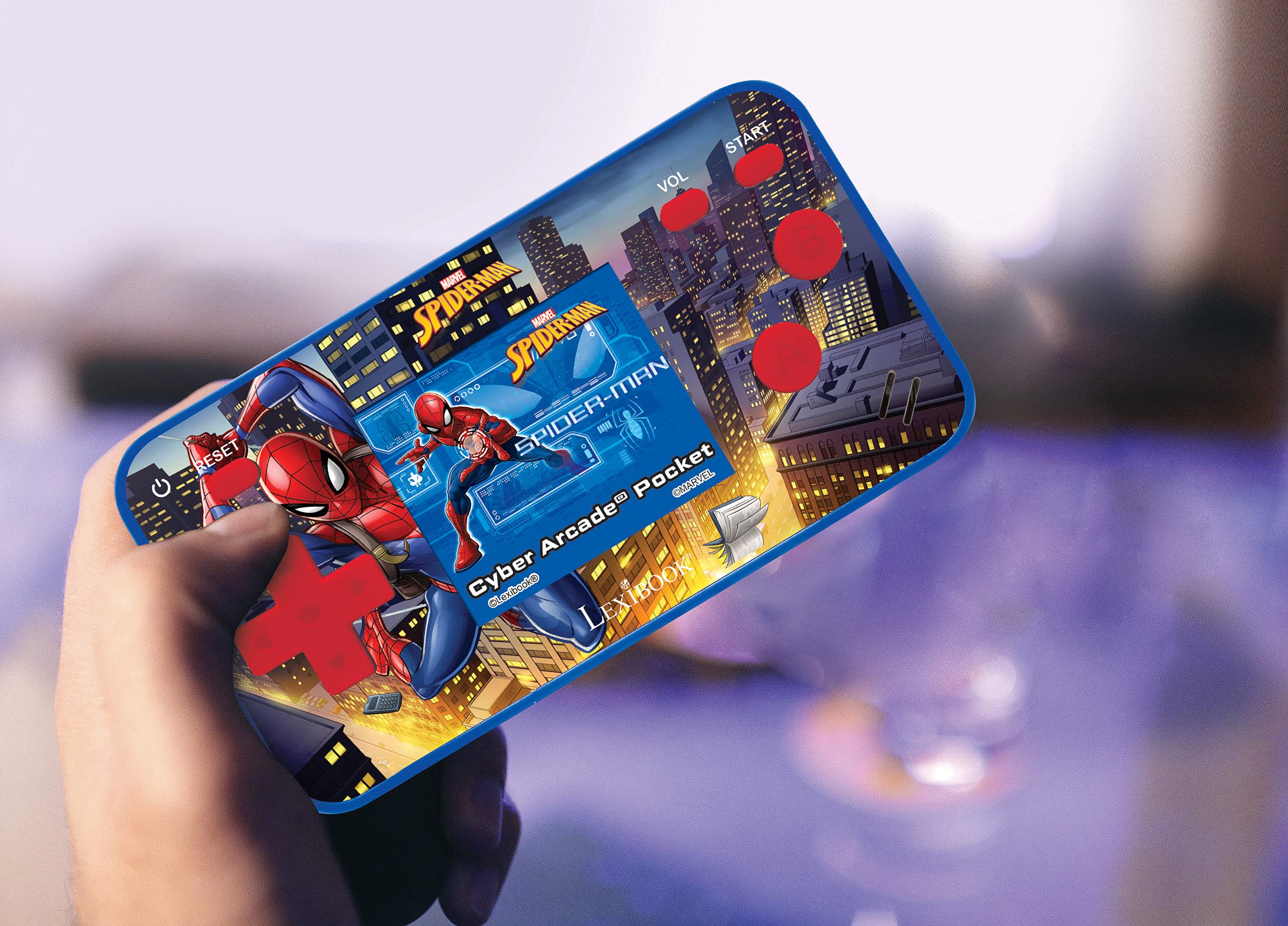Foto 8 pulgar | Consola De Juegos De Bolsillo Lexibook Spider-man Cyber Arcade Lcd 150 Games - Venta Internacional.