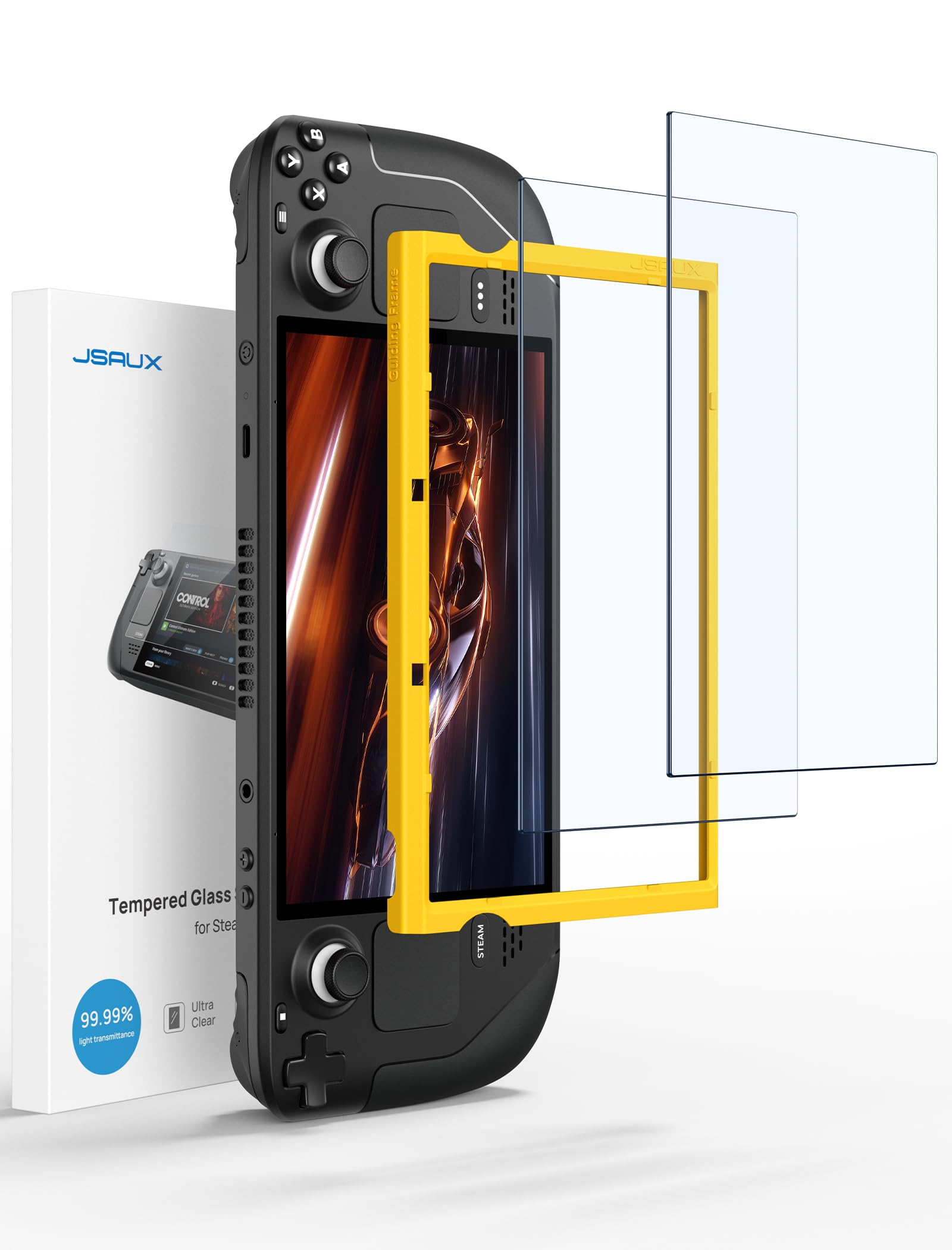 Foto 2 pulgar | Protector De Pantalla Jsaux Ultra Hd Glass Steam Deck De 7 Pulgadas, Paquete De 2 - Venta Internacional.