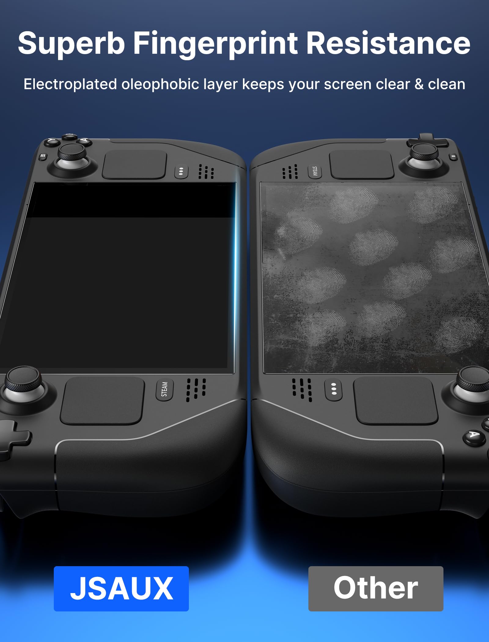 Foto 6 | Protector De Pantalla Jsaux Ultra Hd Glass Steam Deck De 7 Pulgadas, Paquete De 2 - Venta Internacional.