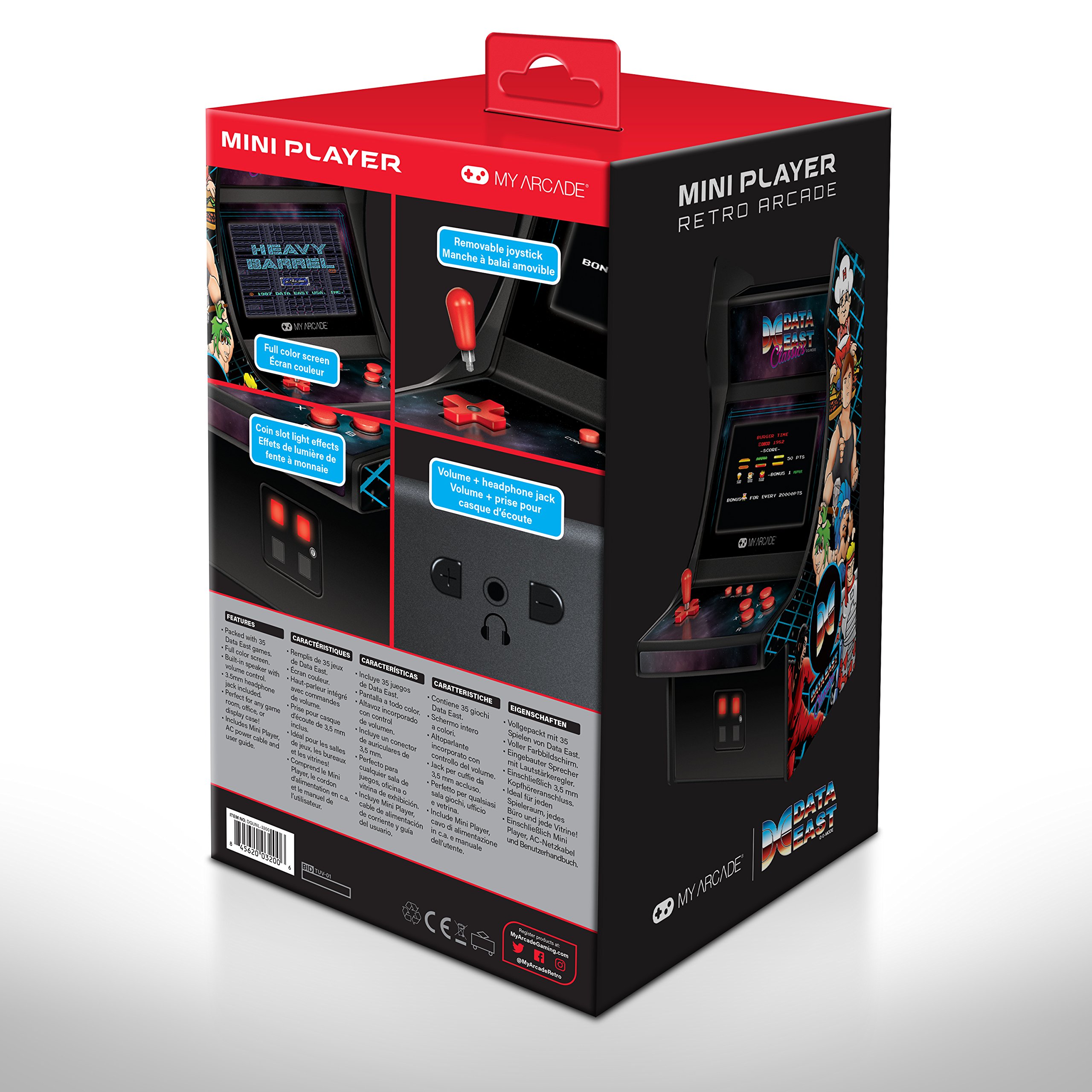 Foto 7 | Minireproductor Arcade Machine My Arcade Data East Classics - Venta Internacional.