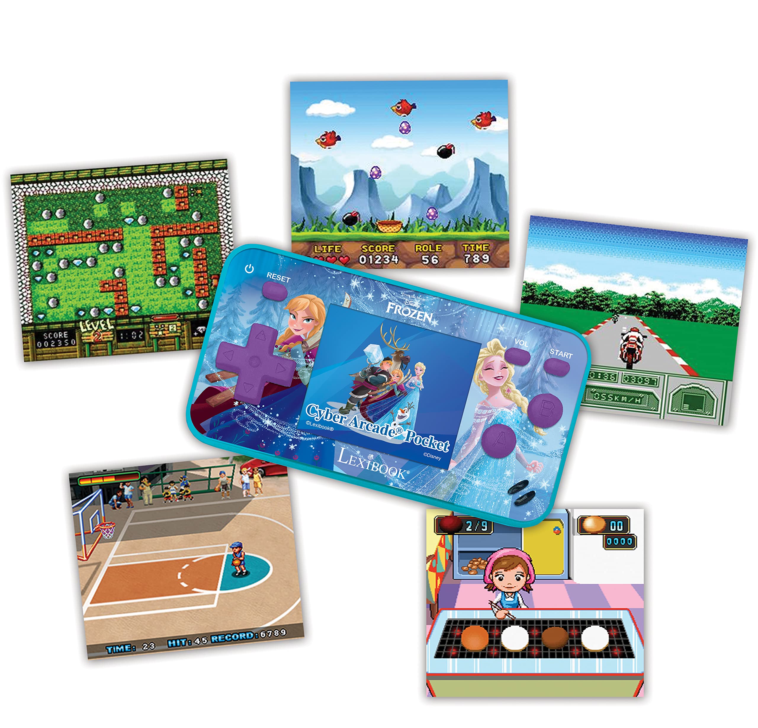 Foto 3 pulgar | Consola De Juegos Portátil Lexibook Frozen Arcade Pocket 150 Games - Venta Internacional.