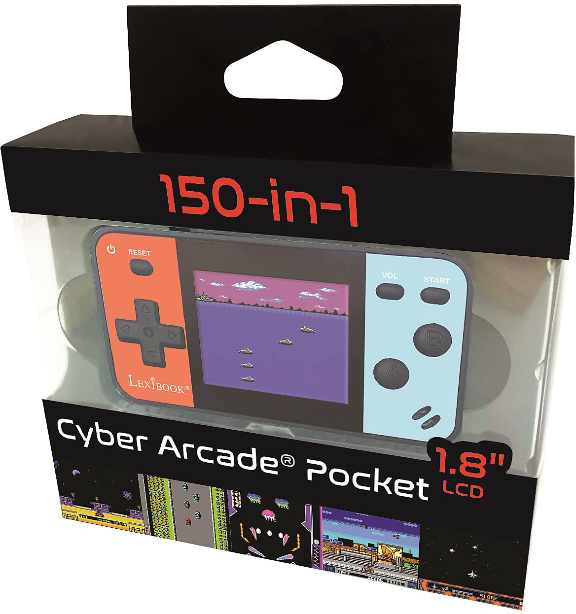 Foto 5 pulgar | Consola De Juegos Portátil Lexibook Cyber Arcade Pocket 150 Games - Venta Internacional.
