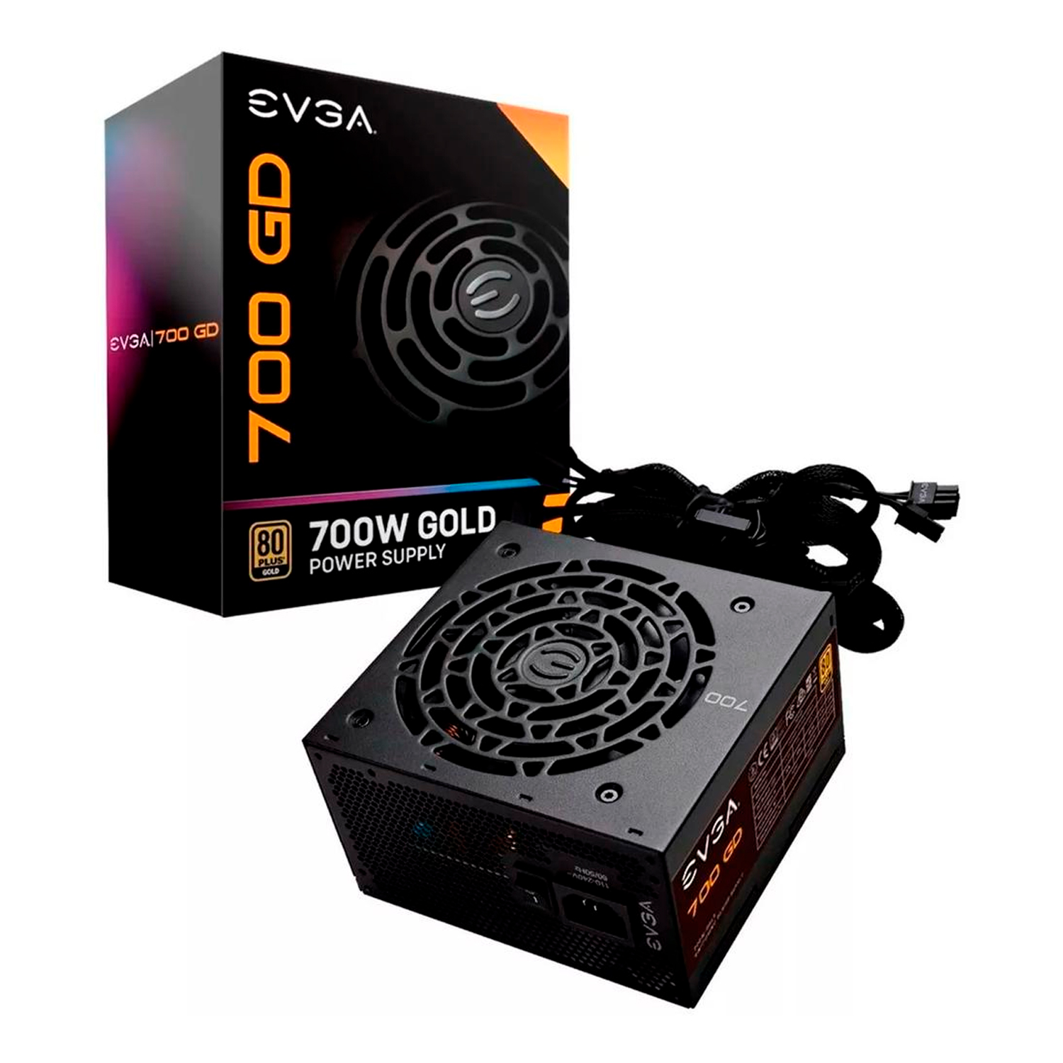 Foto 2 pulgar | Fuente de Poder PC 700 W Gamer Evga 80 Plus Gold 100-gd-0700-v1