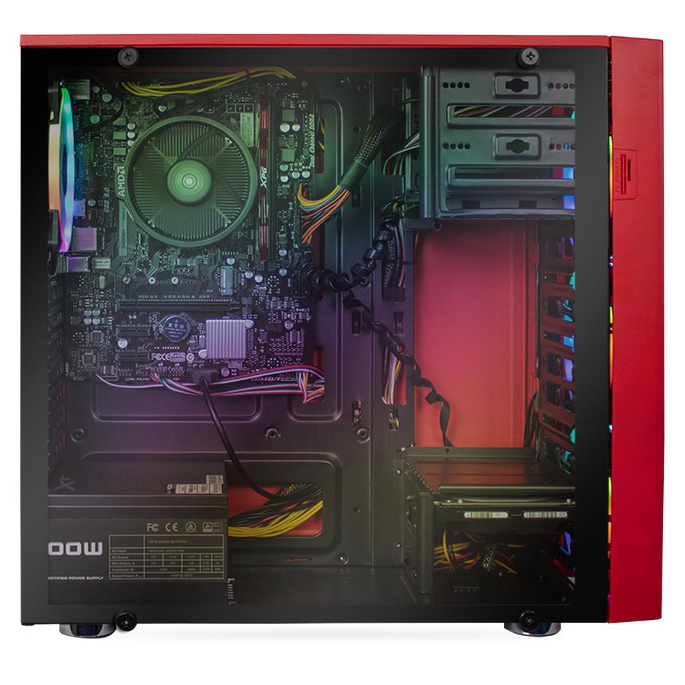 Foto 7 pulgar | Servidor Xtreme Pc Gaming Amd Radeon Vega Renoir Ryzen 7 4570g/ 16gb/ 3120gb color Rojo