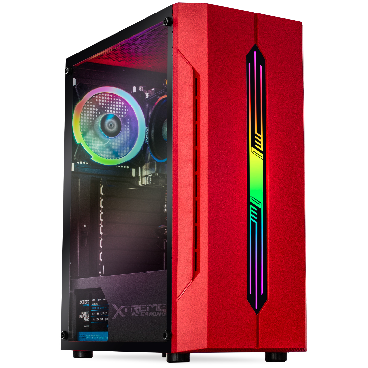 Foto 2 pulgar | Servidor Xtreme Pc Gaming Amd Radeon Vega Renoir Ryzen 3 4350g/ 16gb/ 2120gb color Rojo