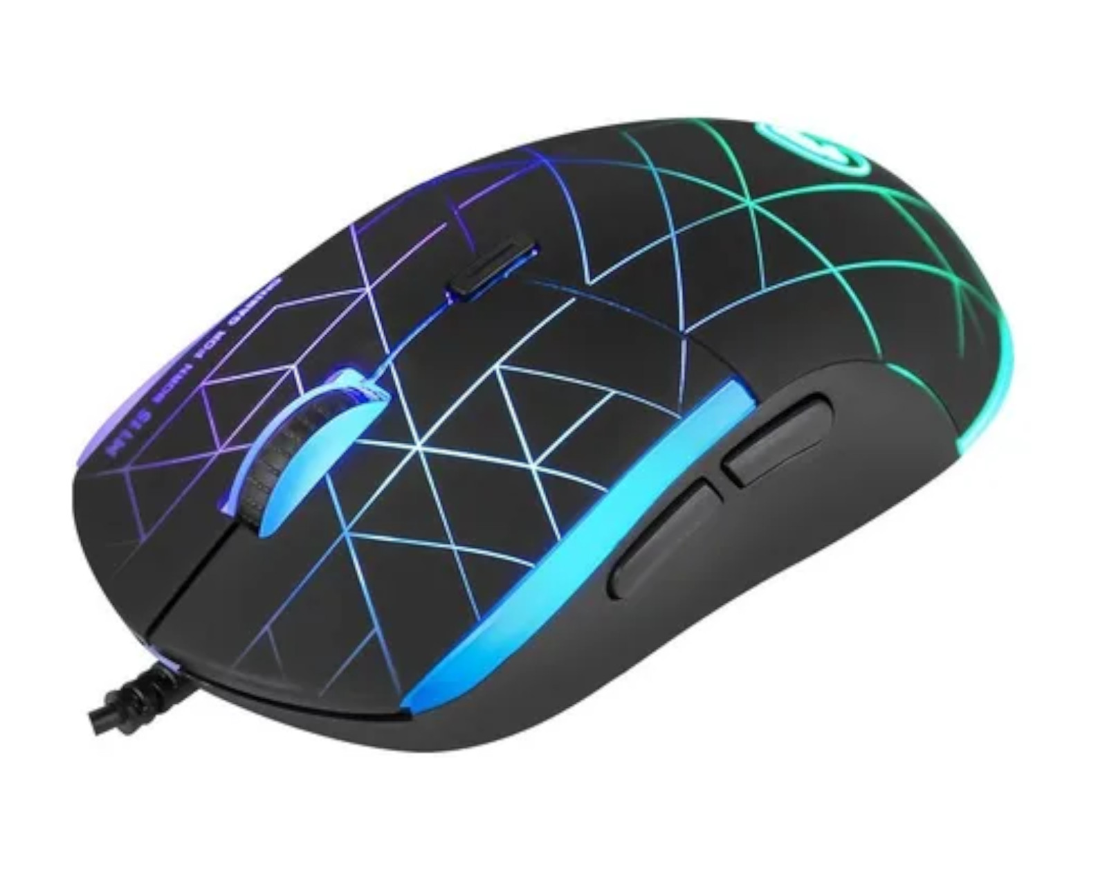 Foto 4 pulgar | Mouse Marvo M115 de Juego Óptico con 6 Botones color Negro