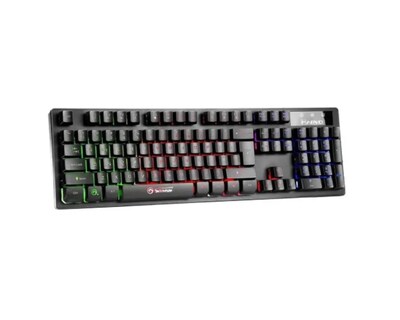 Foto 2 | Teclado Marvo K616a Membrana/ Efecto Arcoíris color Negro