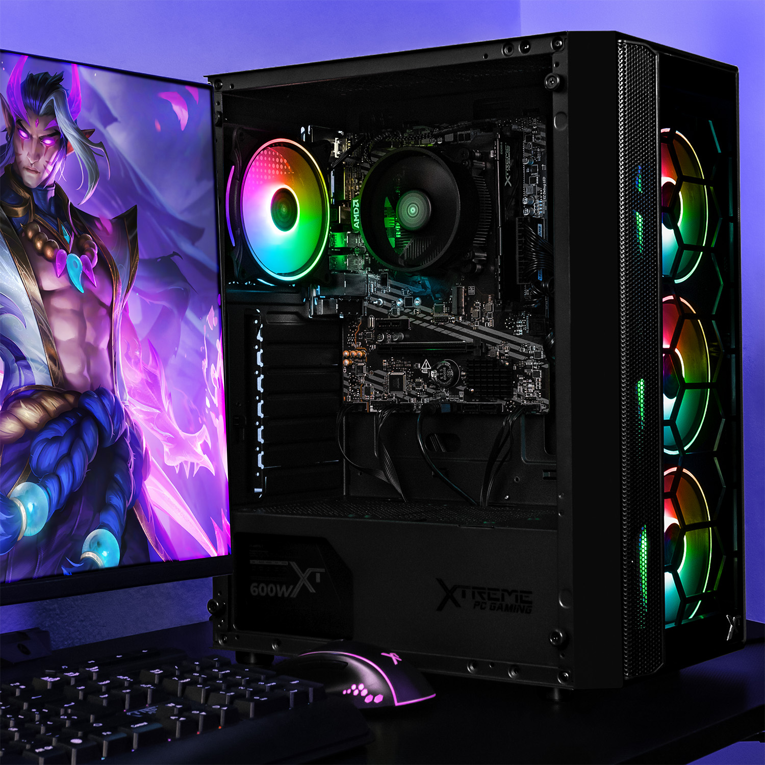 Foto 7 pulgar | Servidor Xtreme Pc Gaming Amd Radeon Vega Renoir Ryzen 7 5700g/ 16gb/ 3240gb color Negro