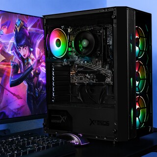 Foto 6 | Xtreme PC Gamer AMD Radeon Vega Renoir Ryzen 5 4600G SSD 240GB 3TB HDD WIFI Negro