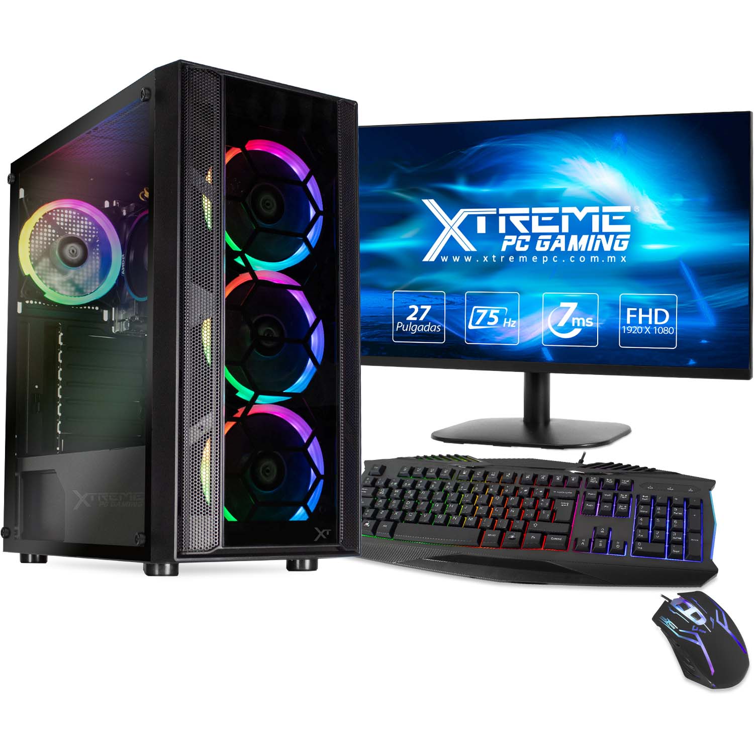 Foto 2 pulgar | Servidor Xtreme PC Gaming Negro AMD Radeon Vega Renoir Ryzen 5 4650 G 16 GB 3240 GB