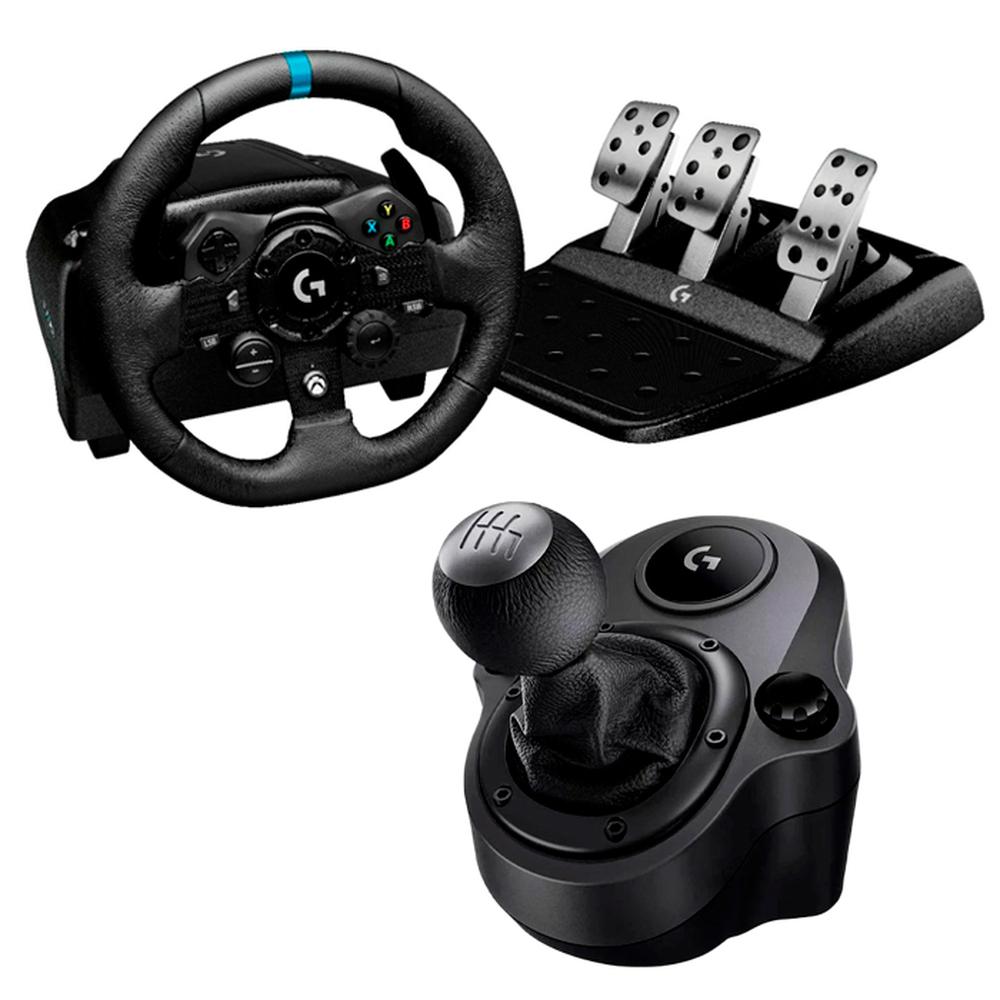 Foto 2 pulgar | Kit Volante Logitech G923 Palanca Pedales Xbox Series 941-000156-v2 color Negro