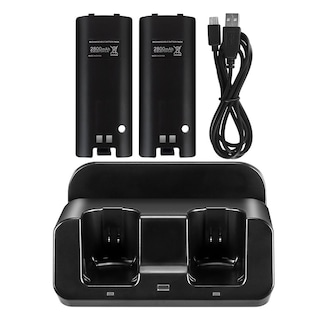 Foto 1 | Estación De Carga Con 2 Baterías Para Wii U Y Wii - Venta Internacional.