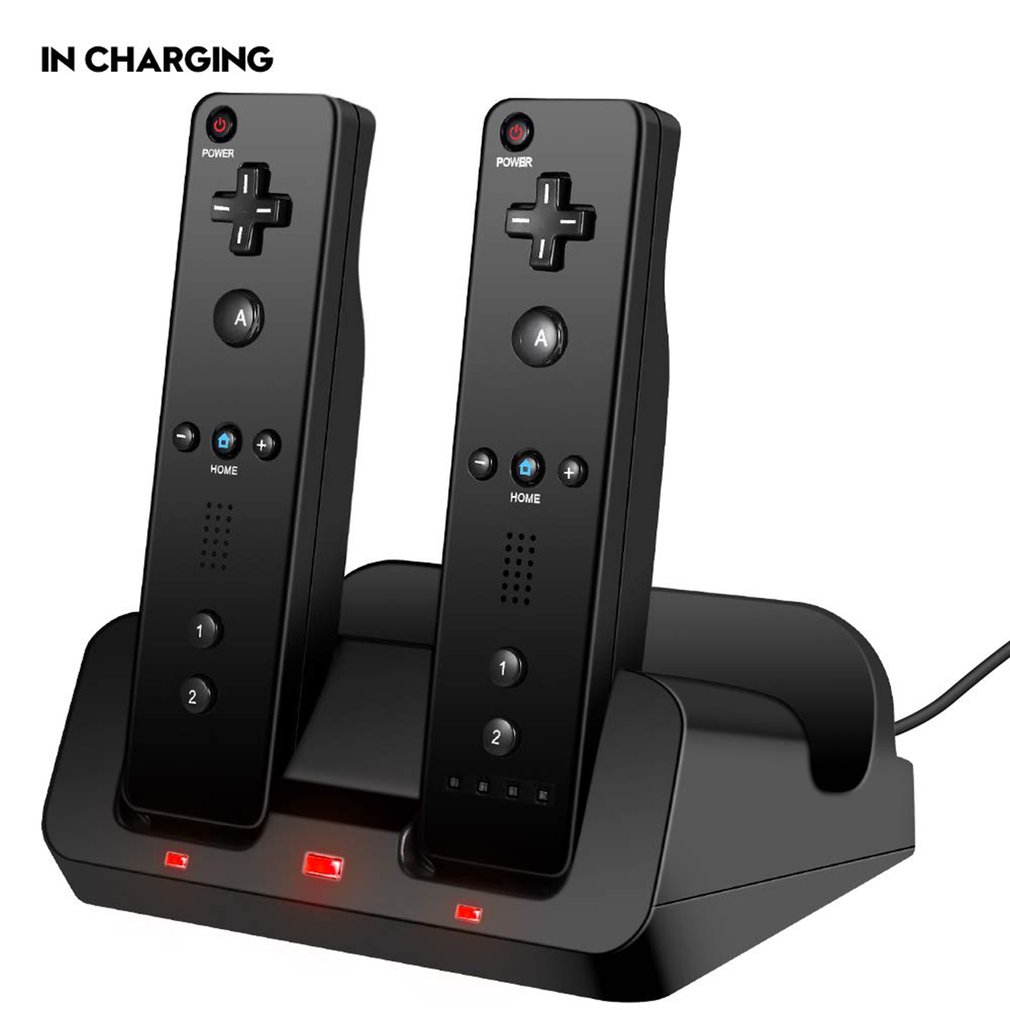 Foto 2 | Estación De Carga Con 2 Baterías Para Wii U Y Wii - Venta Internacional.