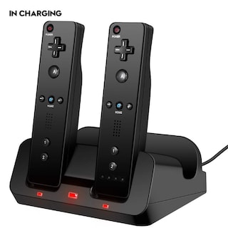 Foto 2 | Estación De Carga Con 2 Baterías Para Wii U Y Wii - Venta Internacional.