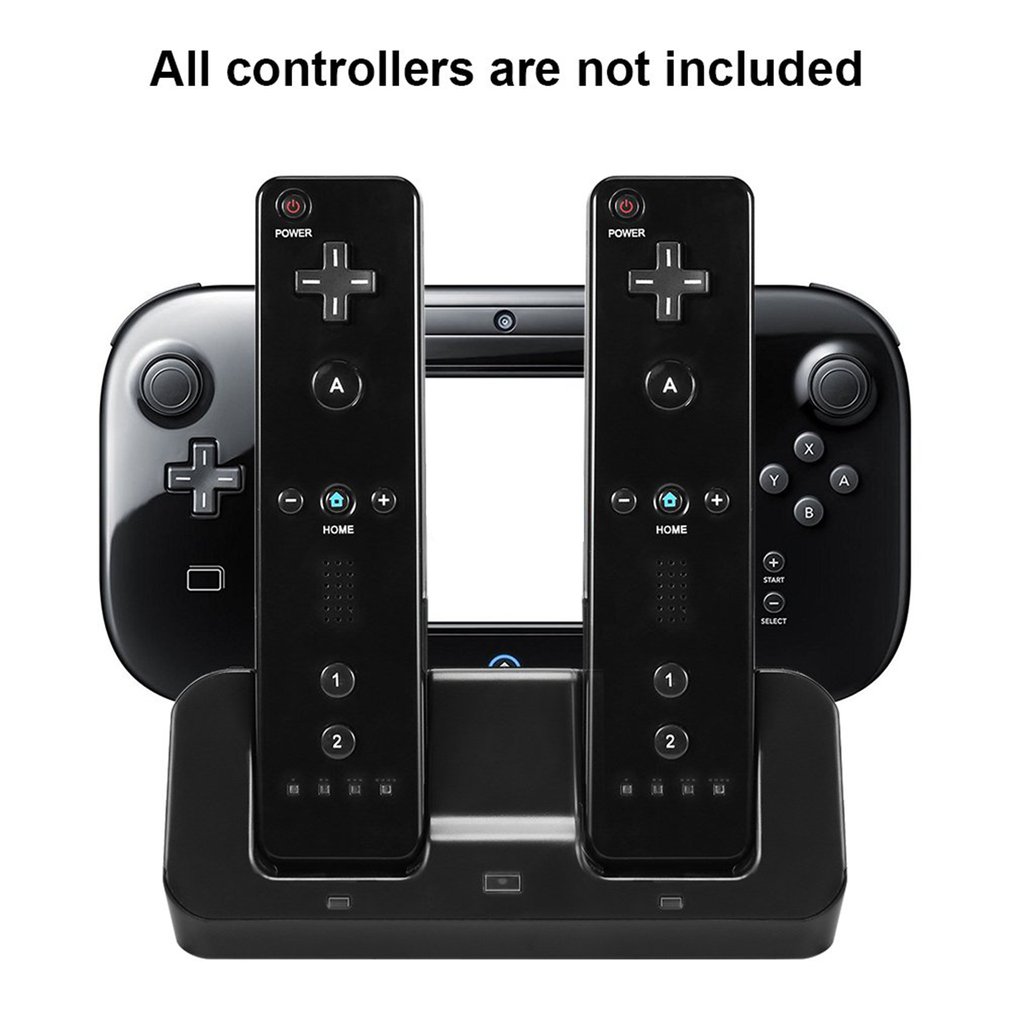 Foto 4 | Estación De Carga Con 2 Baterías Para Wii U Y Wii - Venta Internacional.