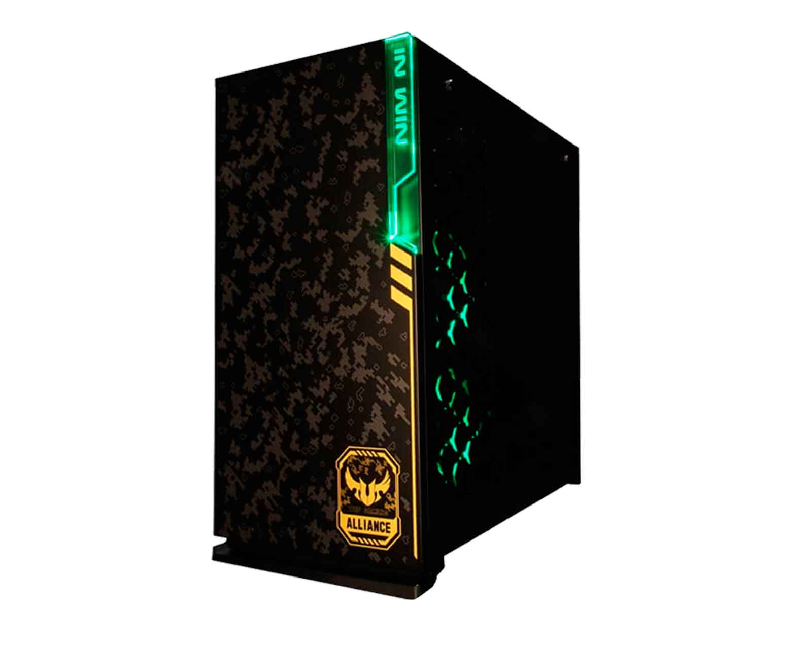 Foto 2 | Gabinete Inwin 101 Tuf Gamer color Negro RGB Atx Cristal Templado S/Fuente