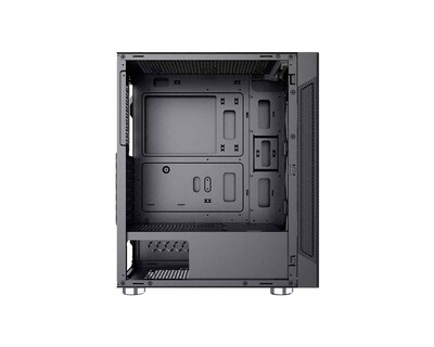 Foto 3 | Gabinete Balam Rush Kraken color Negro RGB Atx S/Fuente de Cristal Templado 2x200 mm