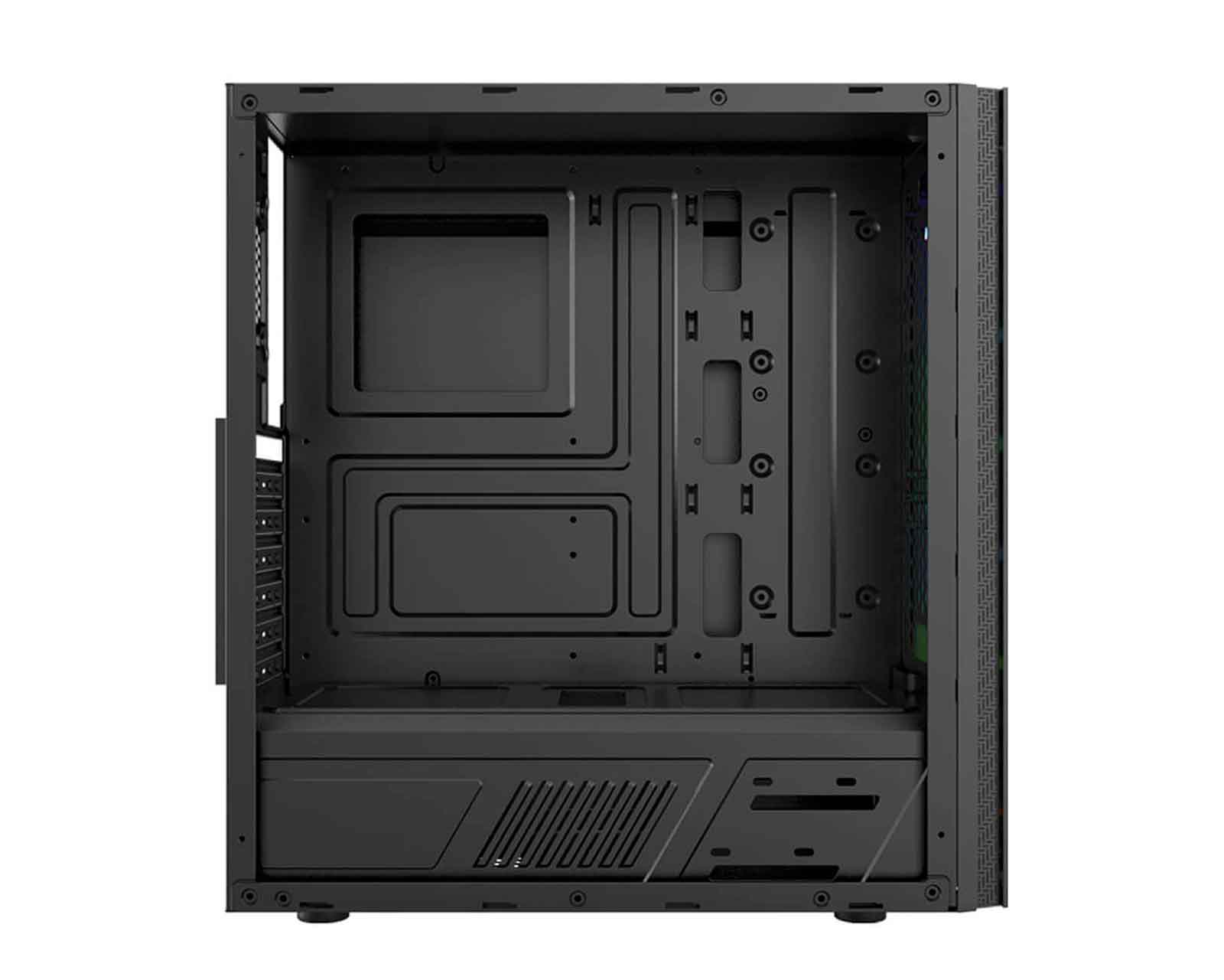 Foto 3 pulgar | Gabinete Xzeal Xz105 color Negro RGB Atx S/Fuente Acrílico 1x90mm USB 3.0/USB 2.0