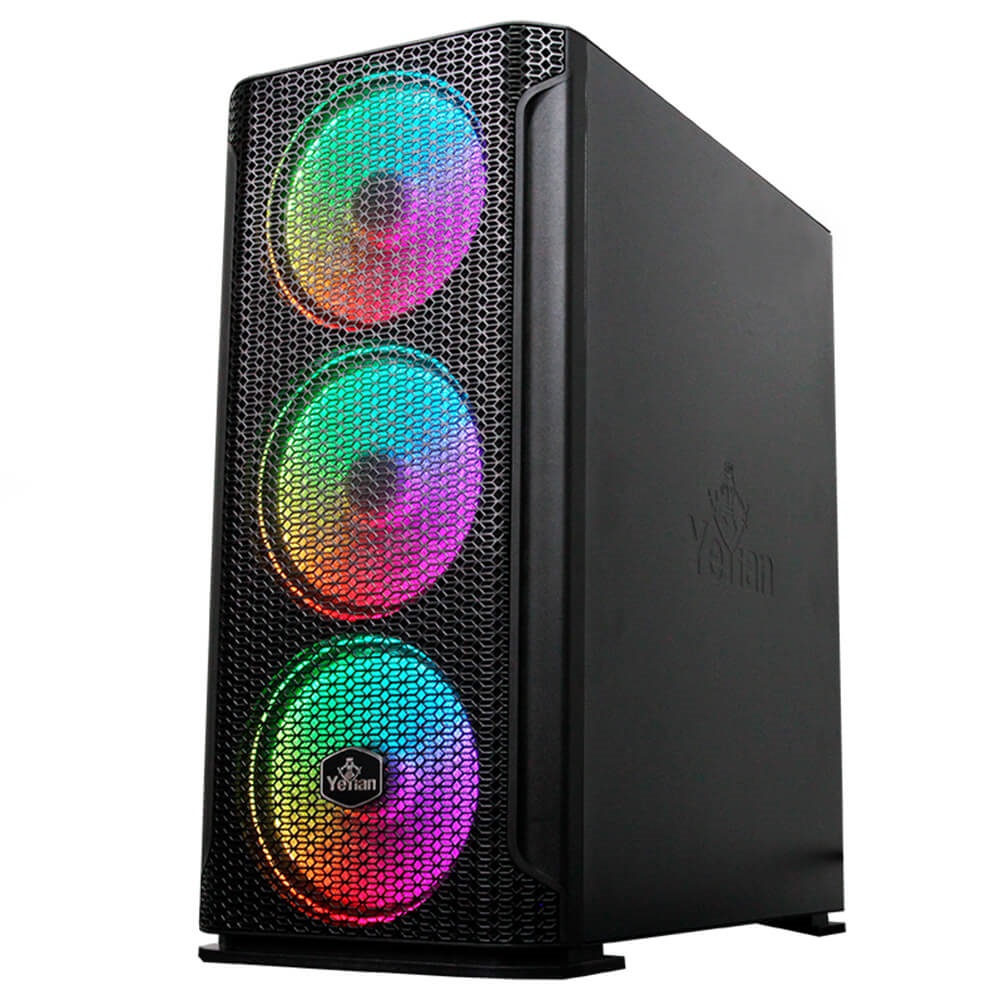 Foto 3 pulgar | Gabinete Yeyian Gaming Hollow Serie 2500 Modelo: Ygh-49703 color Negro