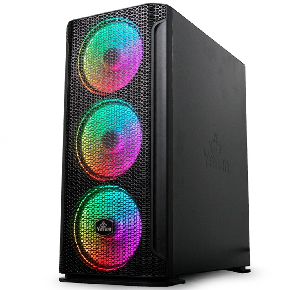 Foto 6 pulgar | Gabinete Yeyian Gaming Hollow Serie 2500 Modelo: Ygh-49703 color Negro