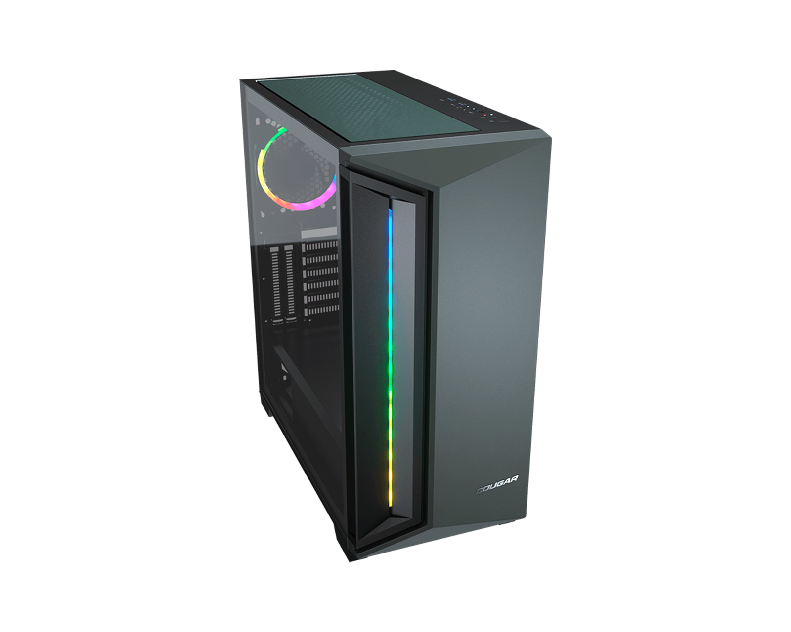 Foto 2 | Gabinete Gamer Cougar Darkblader X7 ATX Verde