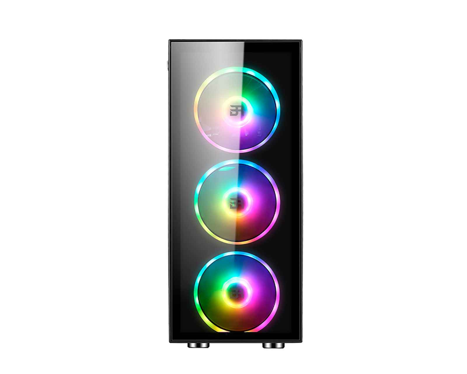 Foto 3 pulgar | Gabinete Balam Rush Dragon Fly Rgb Atx S/fuente Cristal Br-929561 color Negro