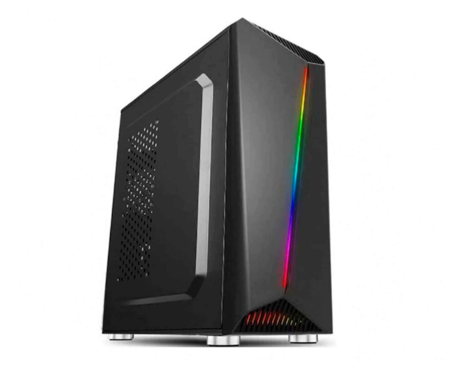 Foto 2 pulgar | Gabinete Acteck Hercius X700 Rgb Atx 500w Ac-929554 color Negro