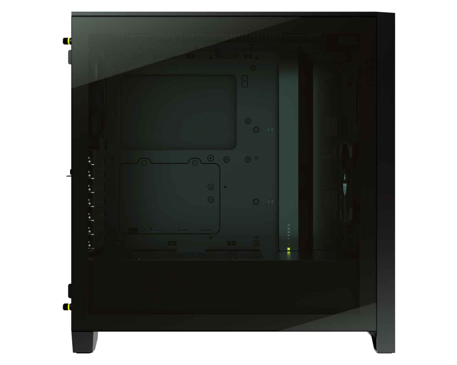 Foto 3 pulgar | Gabinete Corsair Airflow 4000d Atx Cristal Miditower Cc-9011200-ww color Negro