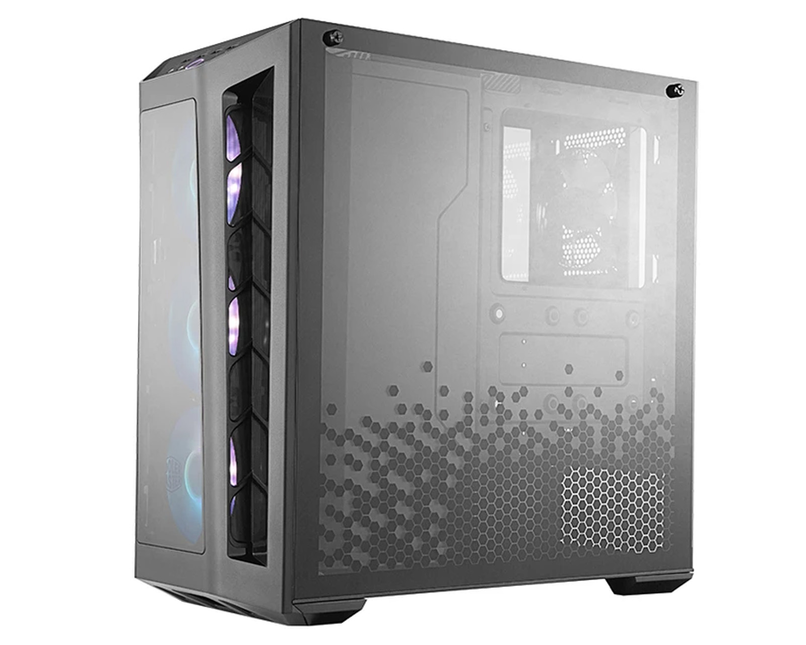 Foto 3 pulgar | Gabinete Cooler Master Masterbox Mb530p Argb Atx S/fuente Cristal color Negro