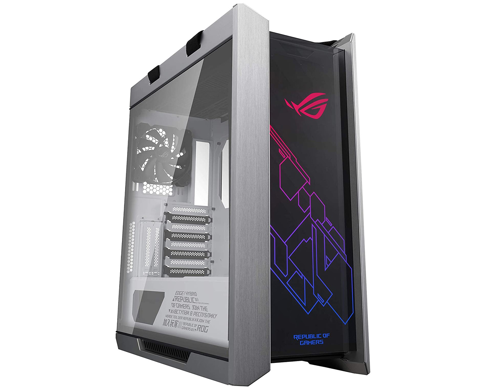 Foto 3 pulgar | Gabinete Asus Rog Strix Helios Gx601w Rgb Eatx Cristal 90dc0023-b39000 Blanco