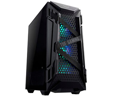 Foto 1 | Gabinete Asus Gt301 Rgb Cristal Templado Atx color Negro