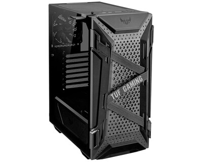 Foto 3 | Gabinete Asus Gt301 Rgb Cristal Templado Atx color Negro