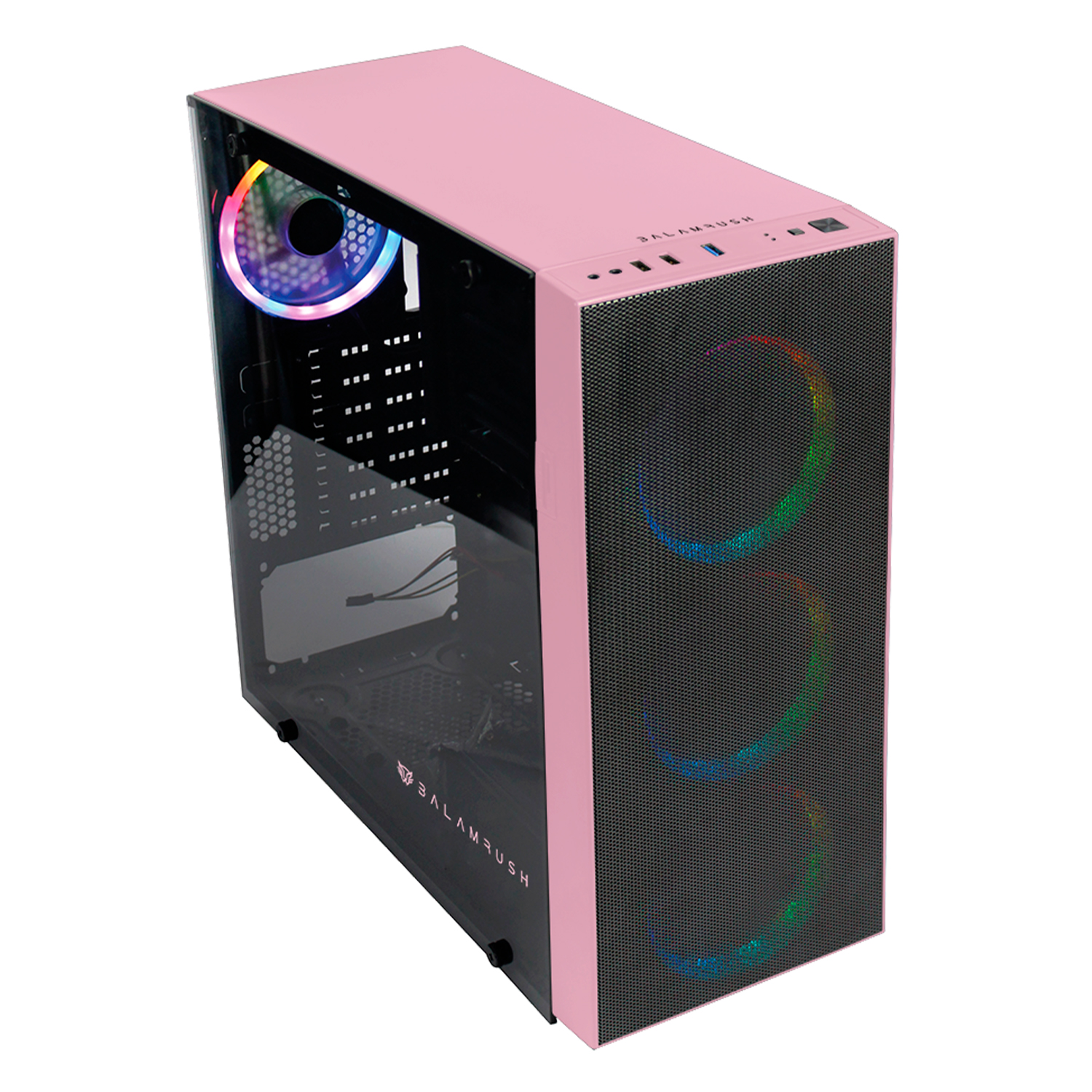 Foto 2 pulgar | Gabinete Balam Rush Lhytos Gsx1000 color Rosa