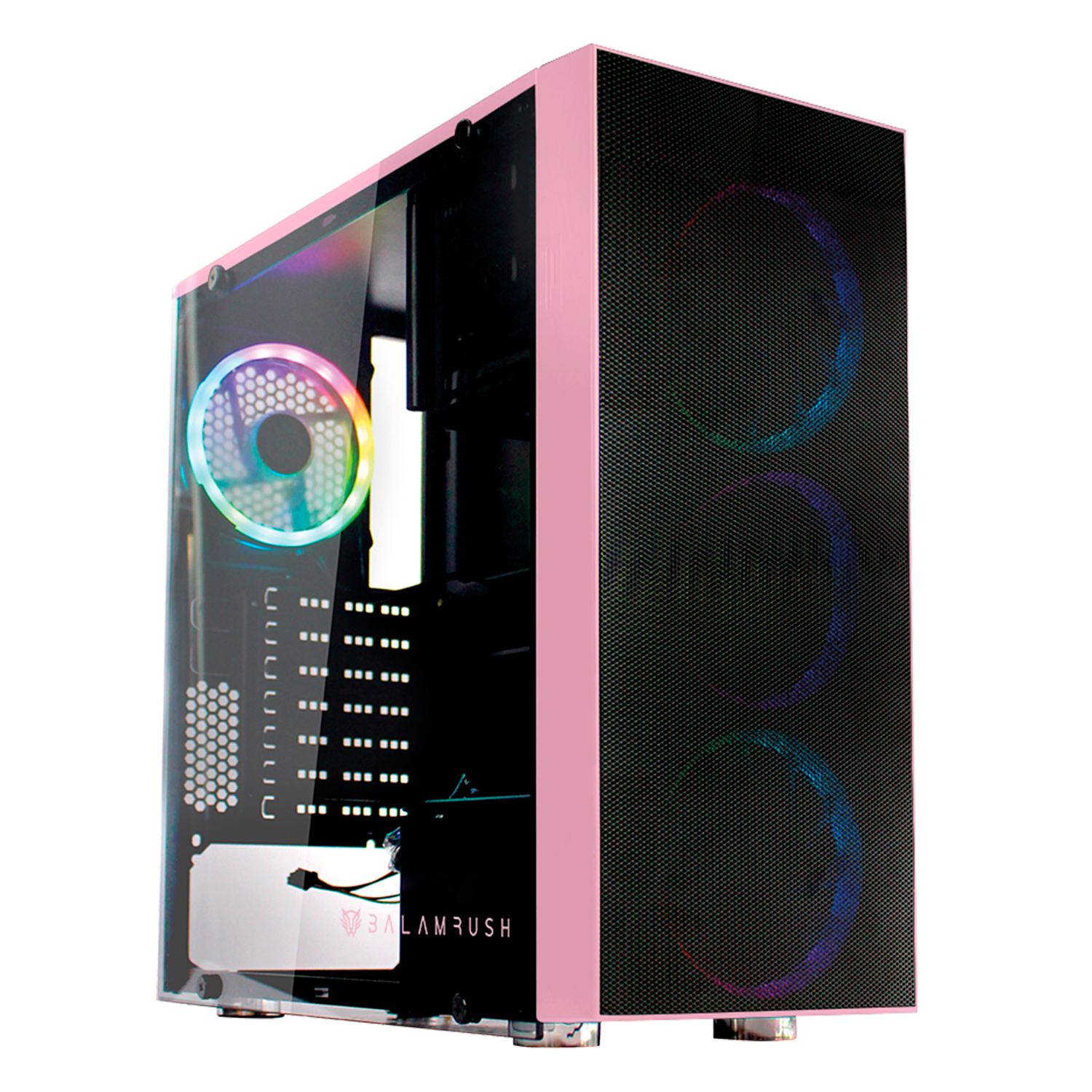 Foto 4 pulgar | Gabinete Balam Rush Lhytos Gsx1000 color Rosa