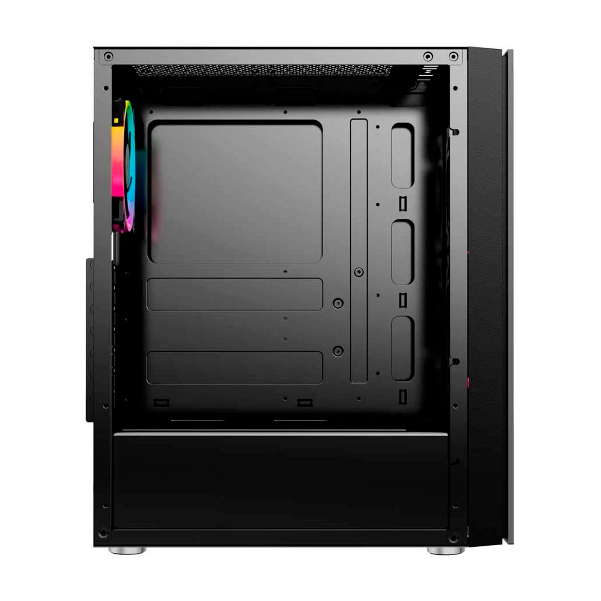 Foto 4 pulgar | Gabinete Atx/micro-atx/mini-itx Ocelot Gaming Ogec02 Sin Fuente Sin Ventiladores color Negro