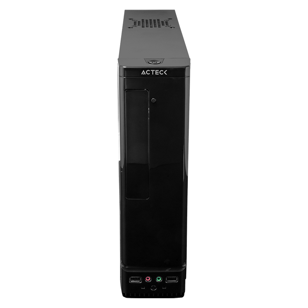 Foto 3 pulgar | Gabinete Acteck Atom Gs240 Micro Atx Fuente 450w 1 Fan Micro Torre Slim Usb 2.0 Ac-929042 Negro