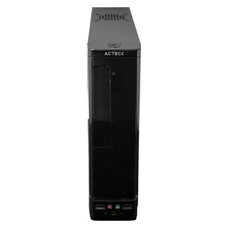 Foto 2 | Gabinete Acteck Atom Gs240 Micro Atx Fuente 450w 1 Fan Micro Torre Slim Usb 2.0 Ac-929042 Negro