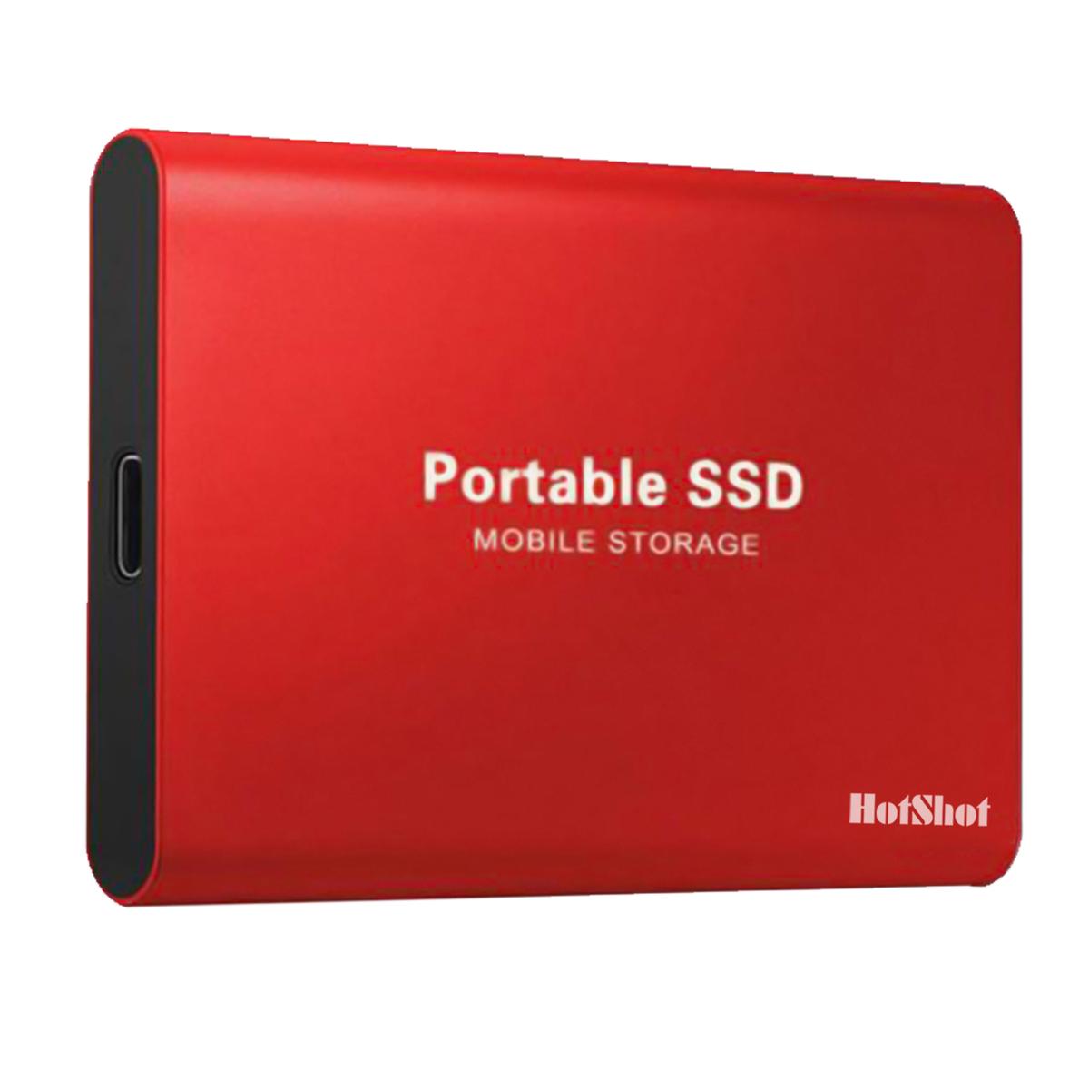 Disco Duro Ssd Portátil Durable 4tb Hotshot Mxmdd-003 1  Pieza Rojo