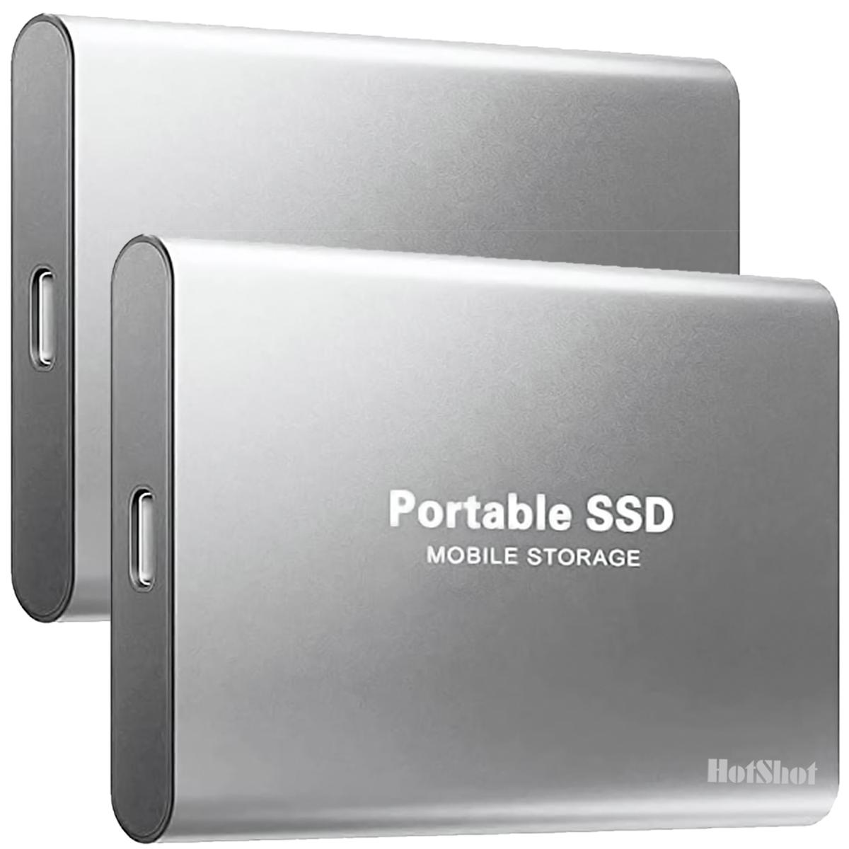 Disco Duro Portátil Ssd Usb 3 1 Hotshot Mxmdd-008 2  Piezas Plata