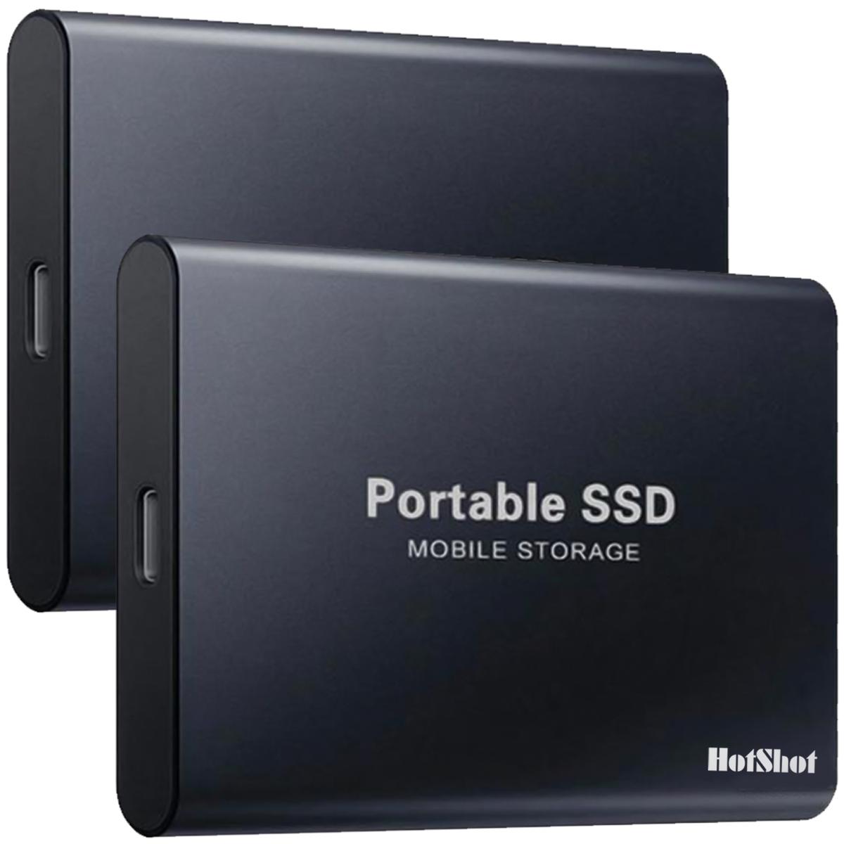 Disco Duro Ssd Portátil Externo 4tb Hotshot Mxmdd-002 2  Piezas Negro