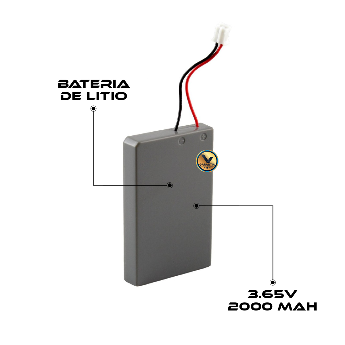 Foto 2 | Batería Para Control Inalámbrico Playstation 4