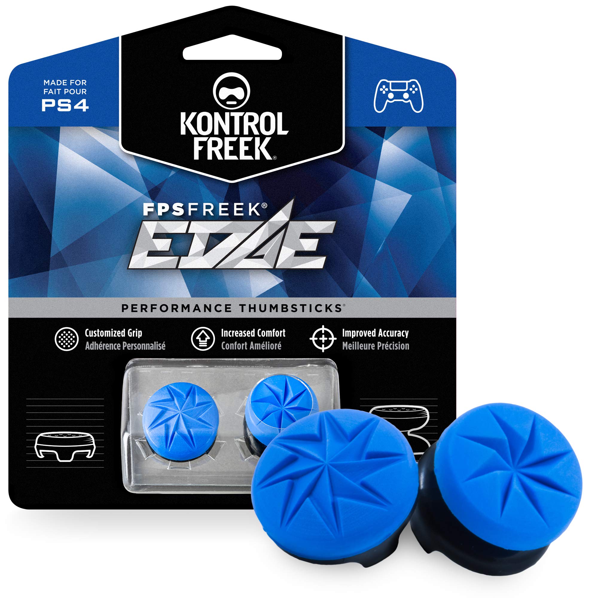 Foto 1 | Palancas Kontrolfreek Fps Freek Edge Ps4/ps5 Azul - Venta Internacional.