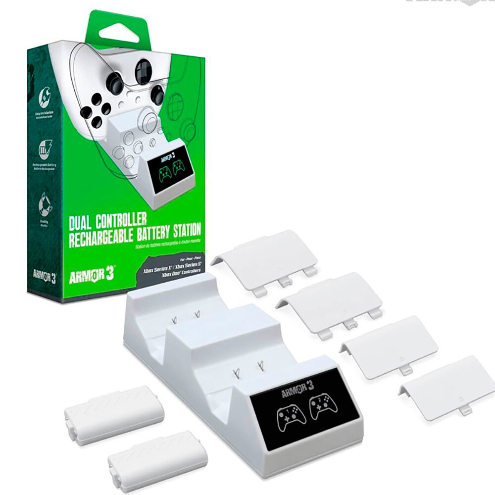 Estación de Batería Recargable de Controlador Dual color Blanco $849