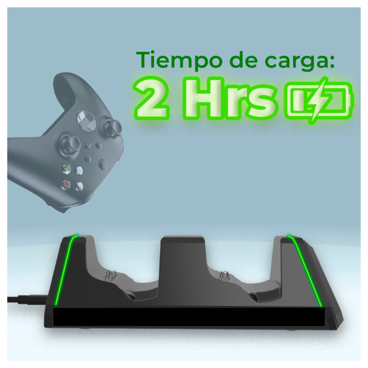 Foto 5 pulgar | Base Cargadora Compatible Para Controles Xbox Y Playstation